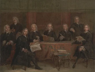 Studie für ein Gruppenporträt